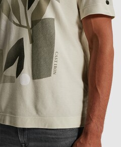Heren t-shirt beige