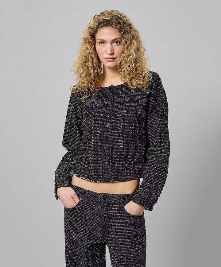 Dames spijkerjas  zwart