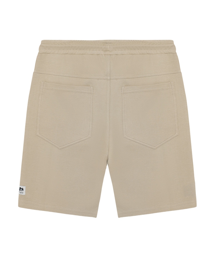 Loose Jog Structure jongens korte broek beige