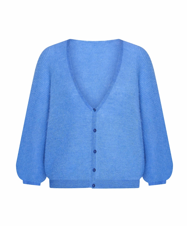 Dames vest blauw