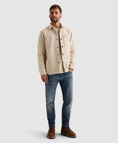 Heren overshirt ecru