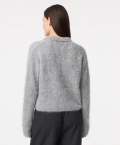 Dames vest grijs