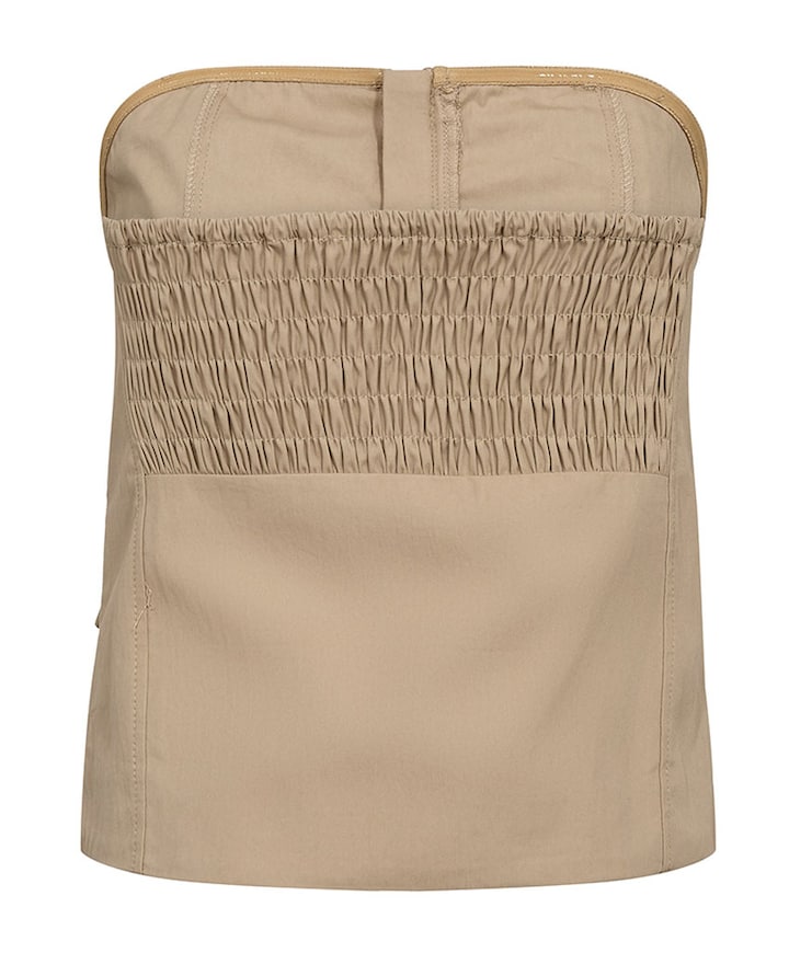 Dames top beige