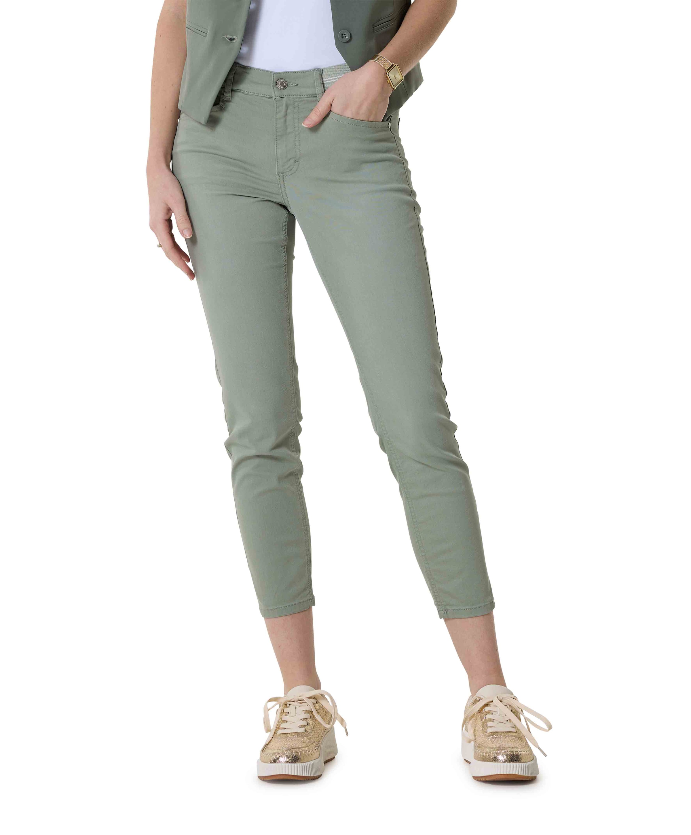 Ornella Sporty dames jeans groen