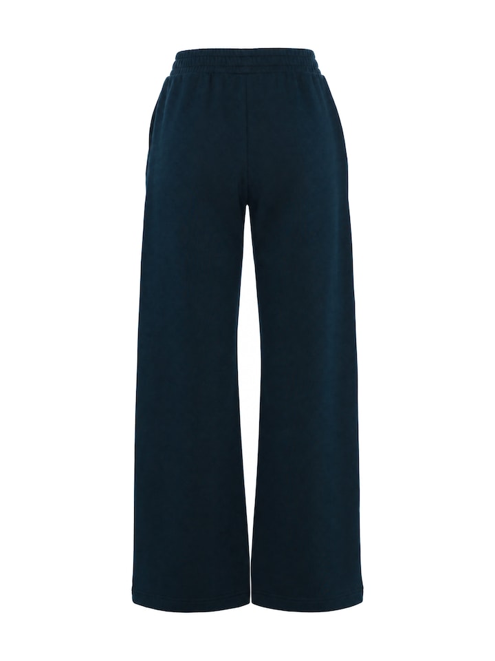 Relaxed Wide Sweatpants dames trainingsbroek blauw