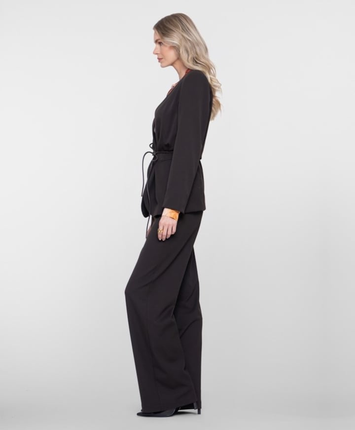 Dames blazer bruin