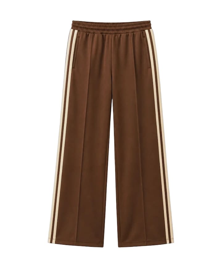 Uniseks broek bruin