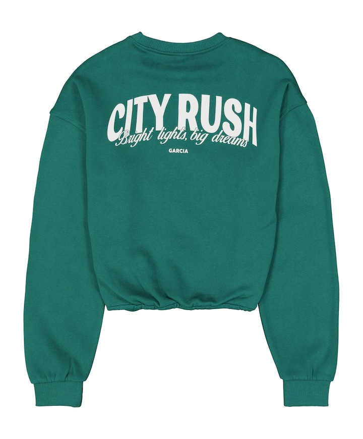 Meisjes sweater groen