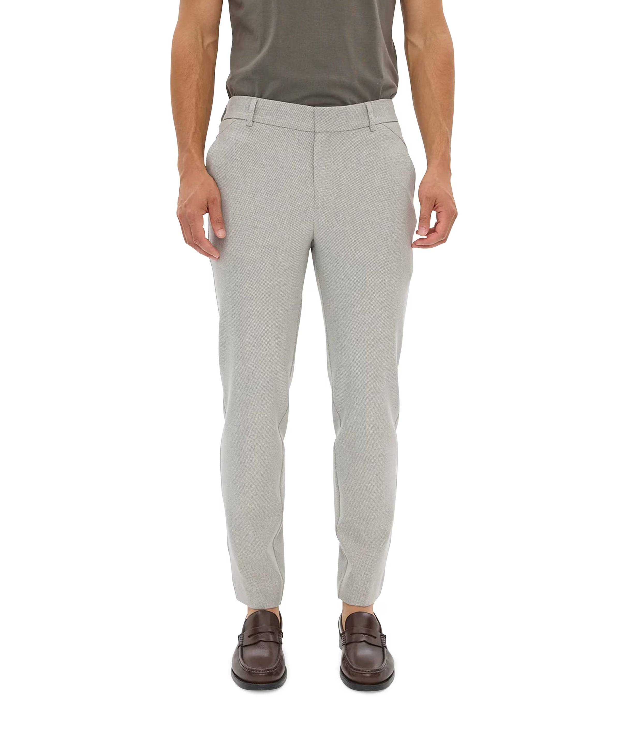 JOSHPL 162 GREY MIST heren broek grijs