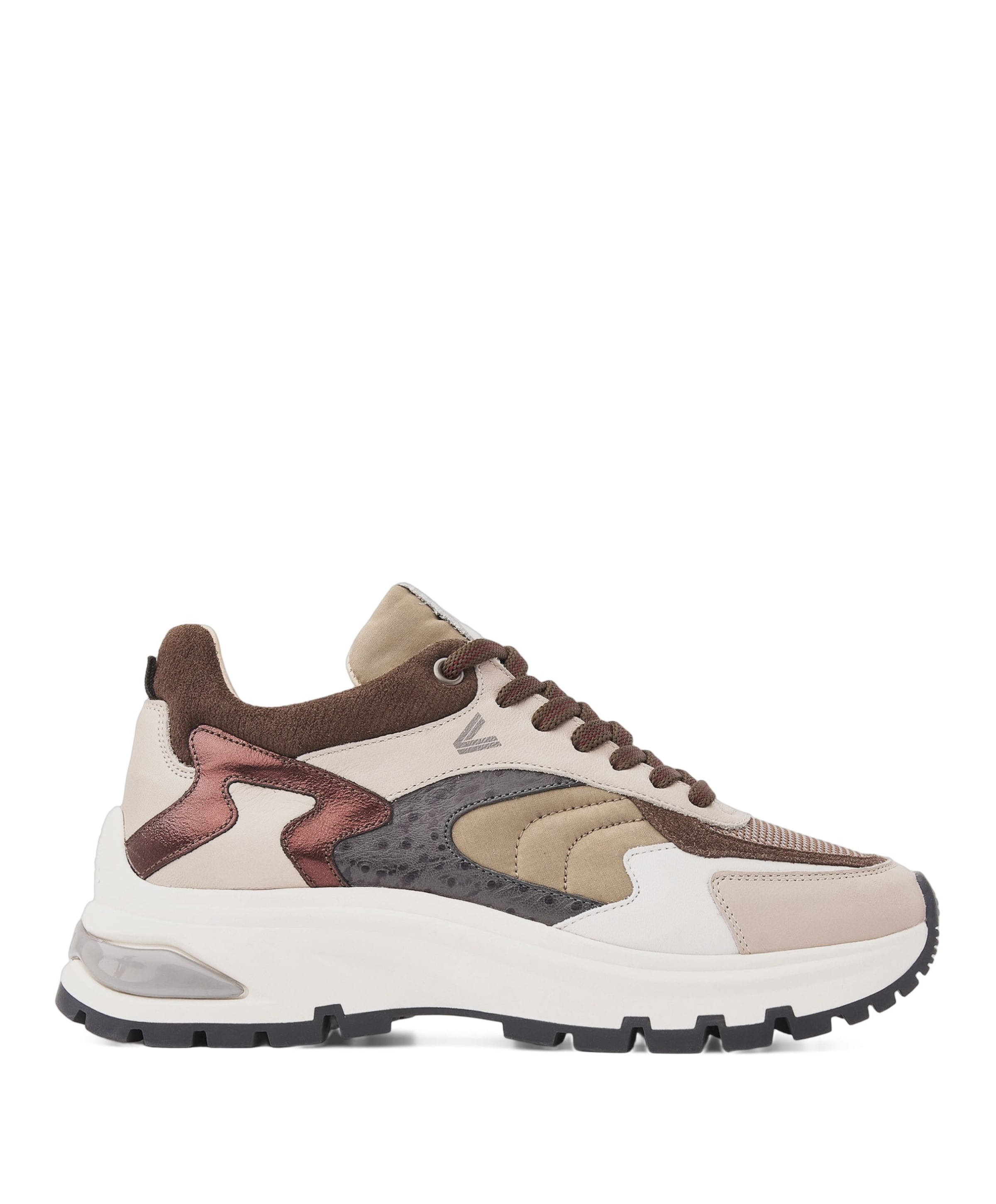 Liz Leighton dames sneakers beige