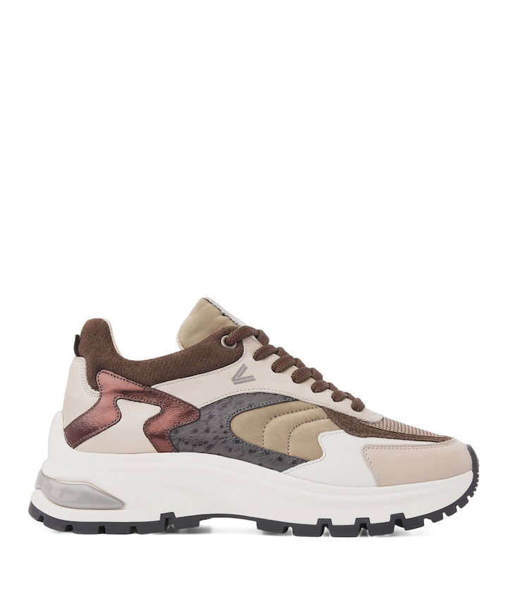 Liz Leighton dames sneakers beige