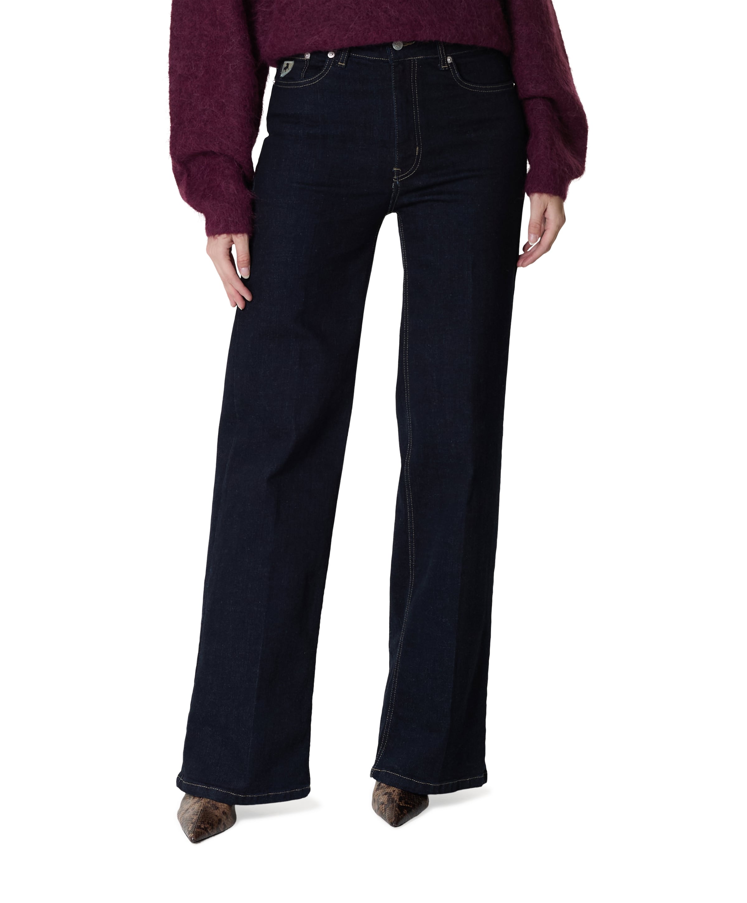 Palazzo 8063 Deeply Rinse dames jeans blauw
