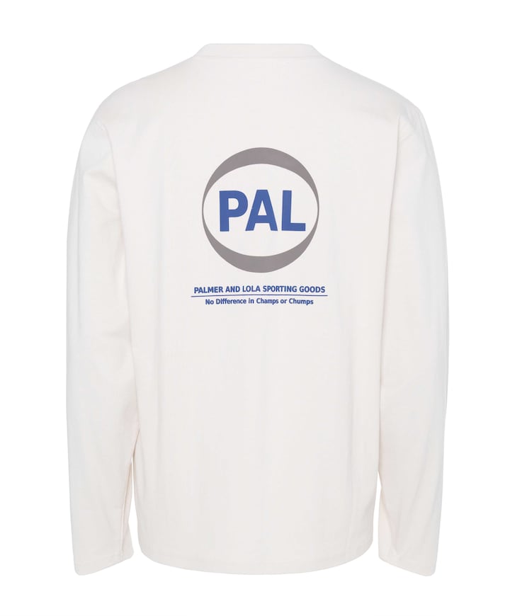 Heren longsleeve ecru