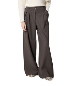KARENFV 826 MUD BROWN MELANGE dames broek bruin