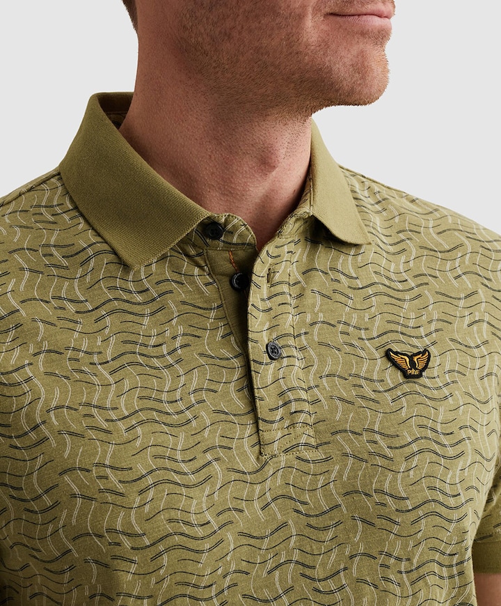 Heren polo groen