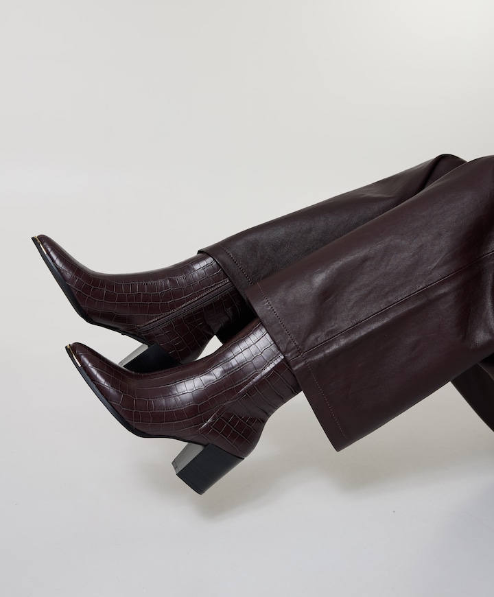 SADAE ROBIN enkellaarzen bordeaux