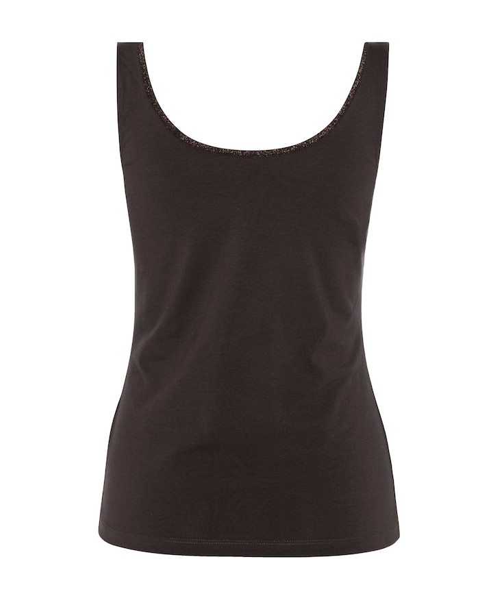 Dames top bruin