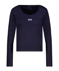 Dames longsleeve blauw