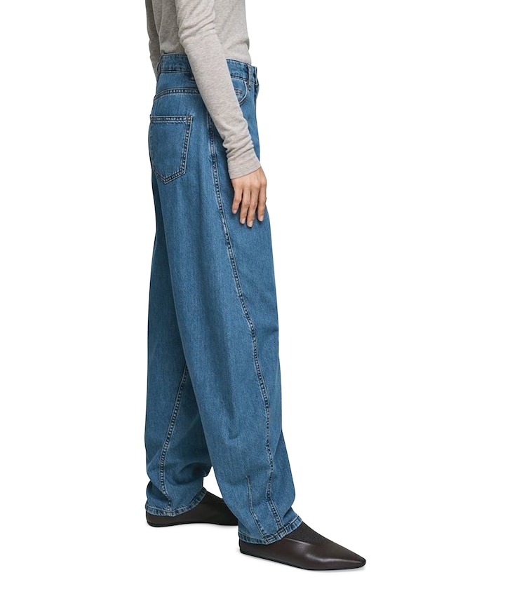 MSCHKobane Lis Barrel jeans blauw