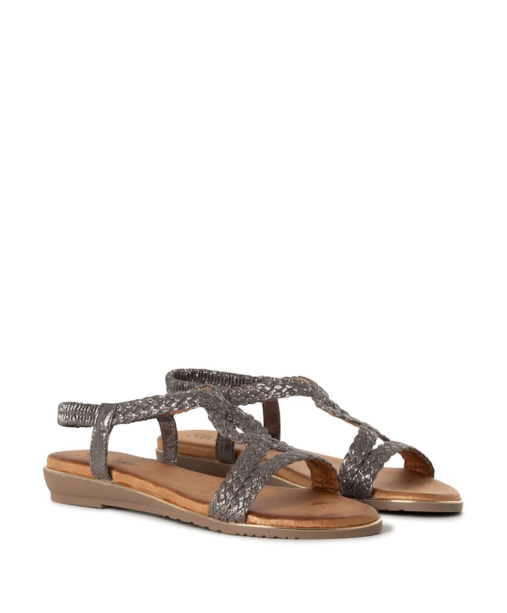 Rhune  dames sandalen grijs