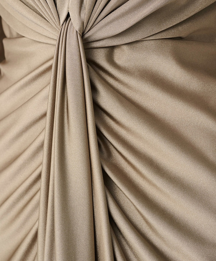 Dames jurk beige