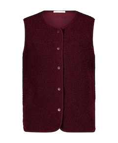 Dames gilet bordeaux