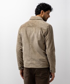Heren overshirt beige