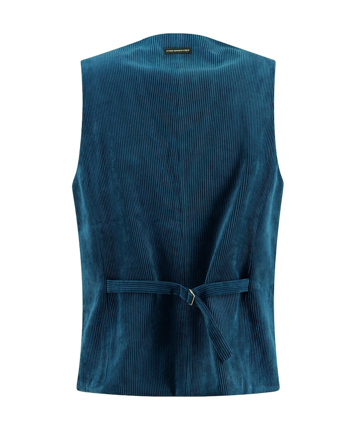 Heren gilet blauw
