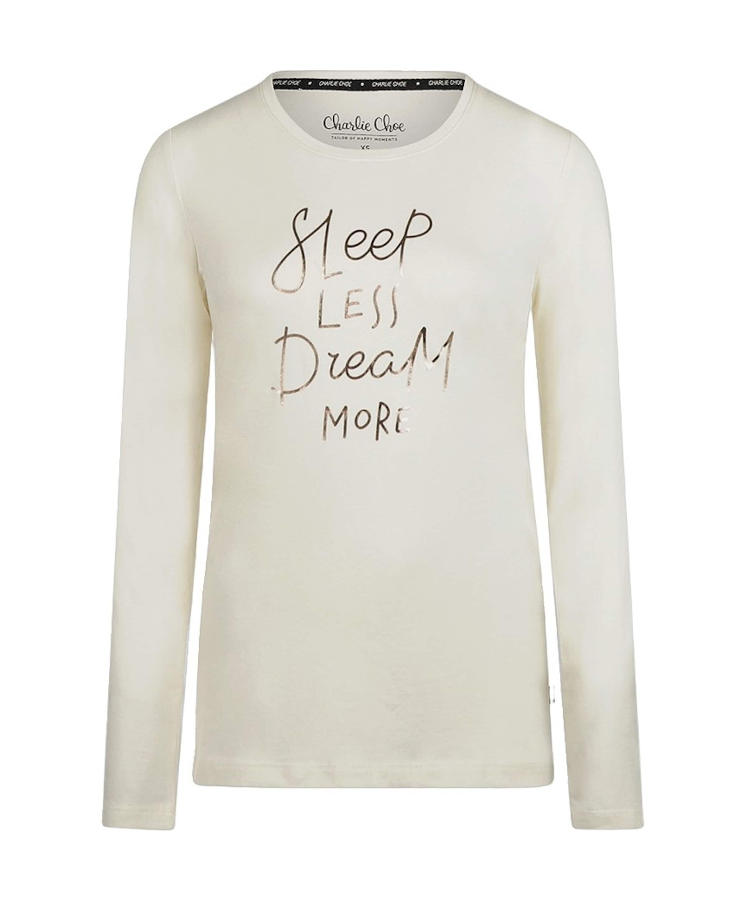 Dames pyjamatop ecru