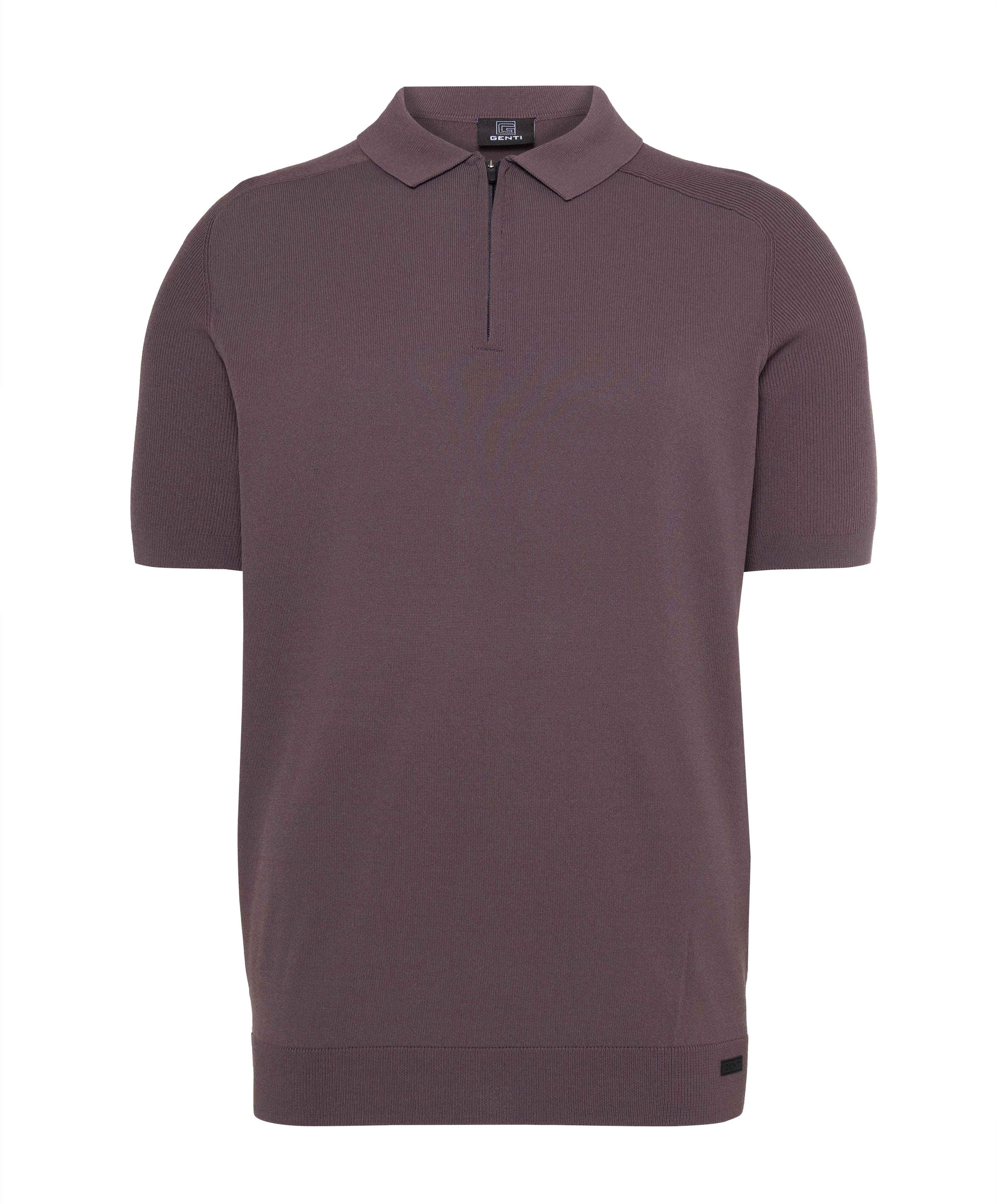 Heren polo bruin
