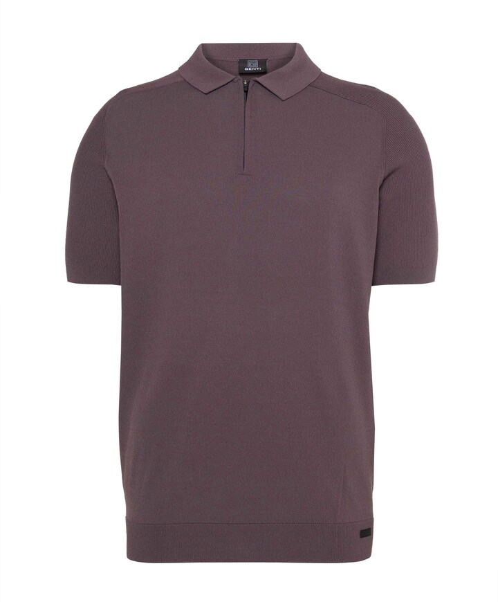 Heren polo bruin