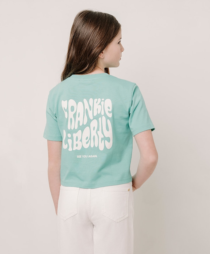 Meisjes t-shirt groen