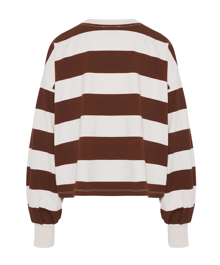 Dames longsleeve bruin