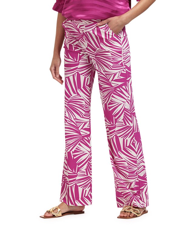 Marilon palm trousers roze