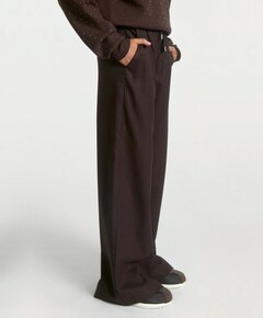 ESILA PINSTRIPE VIS 350 G meisjes pantalon bruin