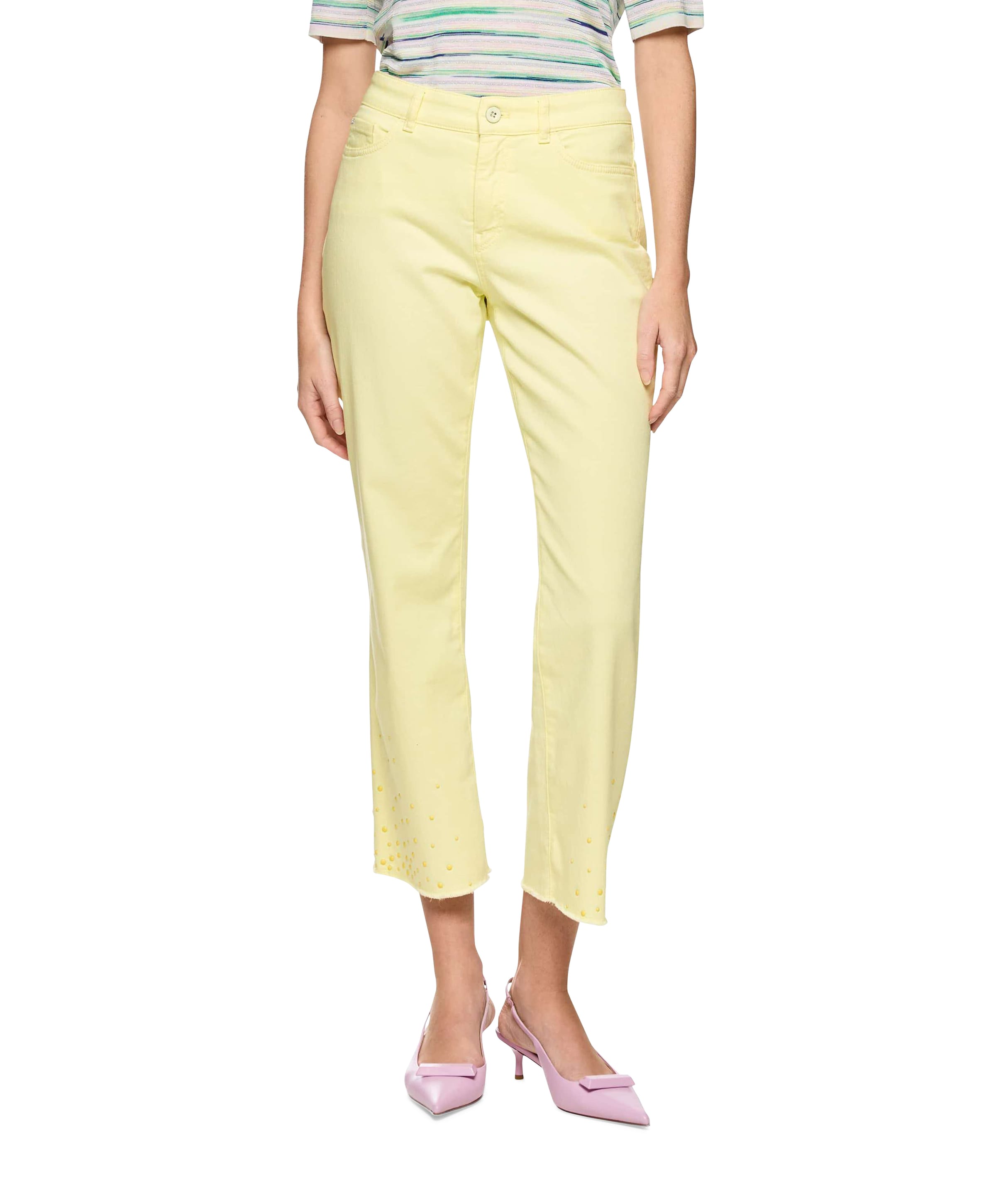 FORLI dames jeans geel