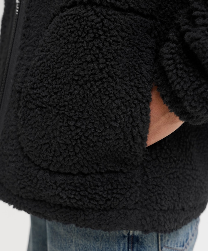 Jongens vest zwart