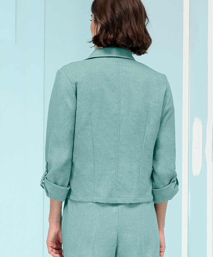 Dames blazer groen