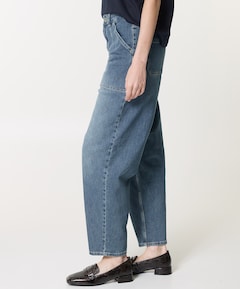 Mara Tapered Worker dames jeans blauw