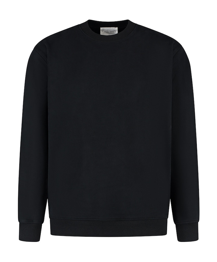 Heren sweater zwart