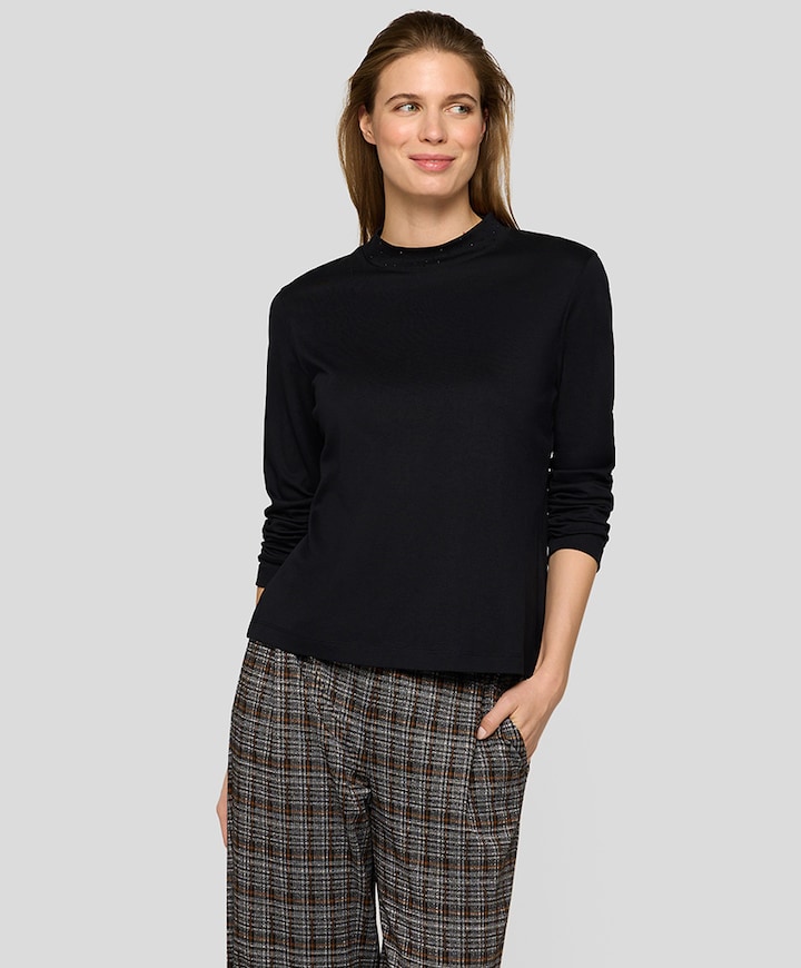 Dames longsleeve zwart