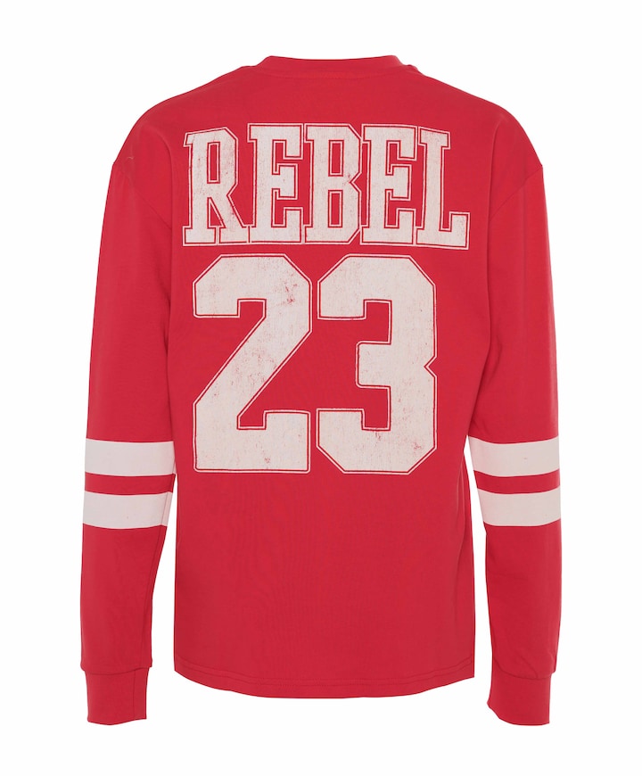 Dames longsleeve rood