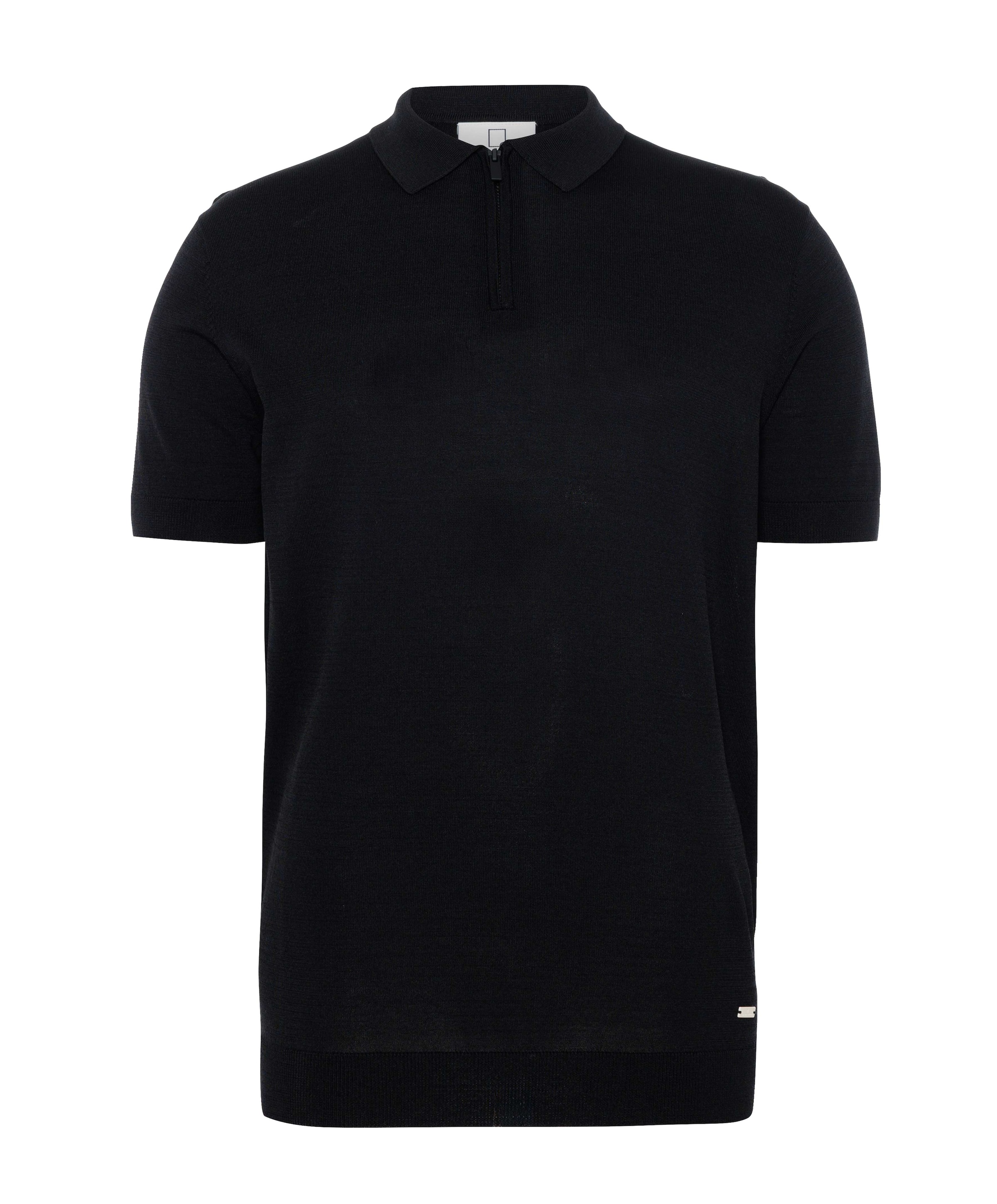 Heren polo zwart