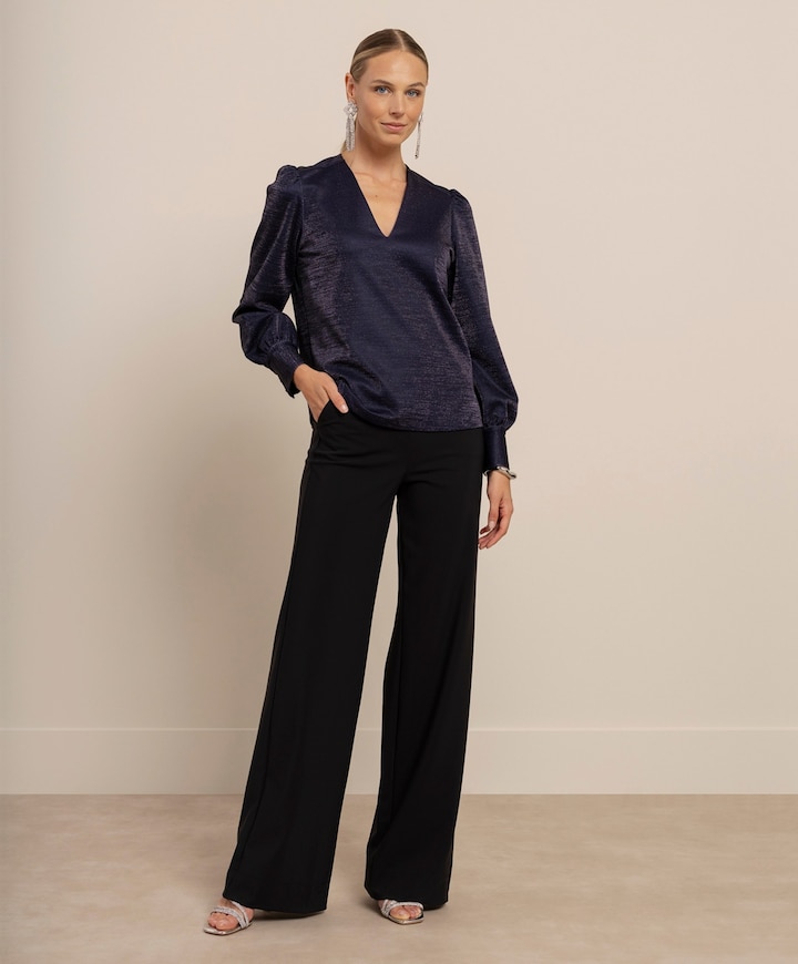 Dames top blauw