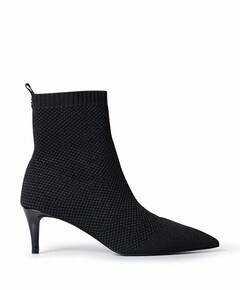 dames enkellaarzen zwart