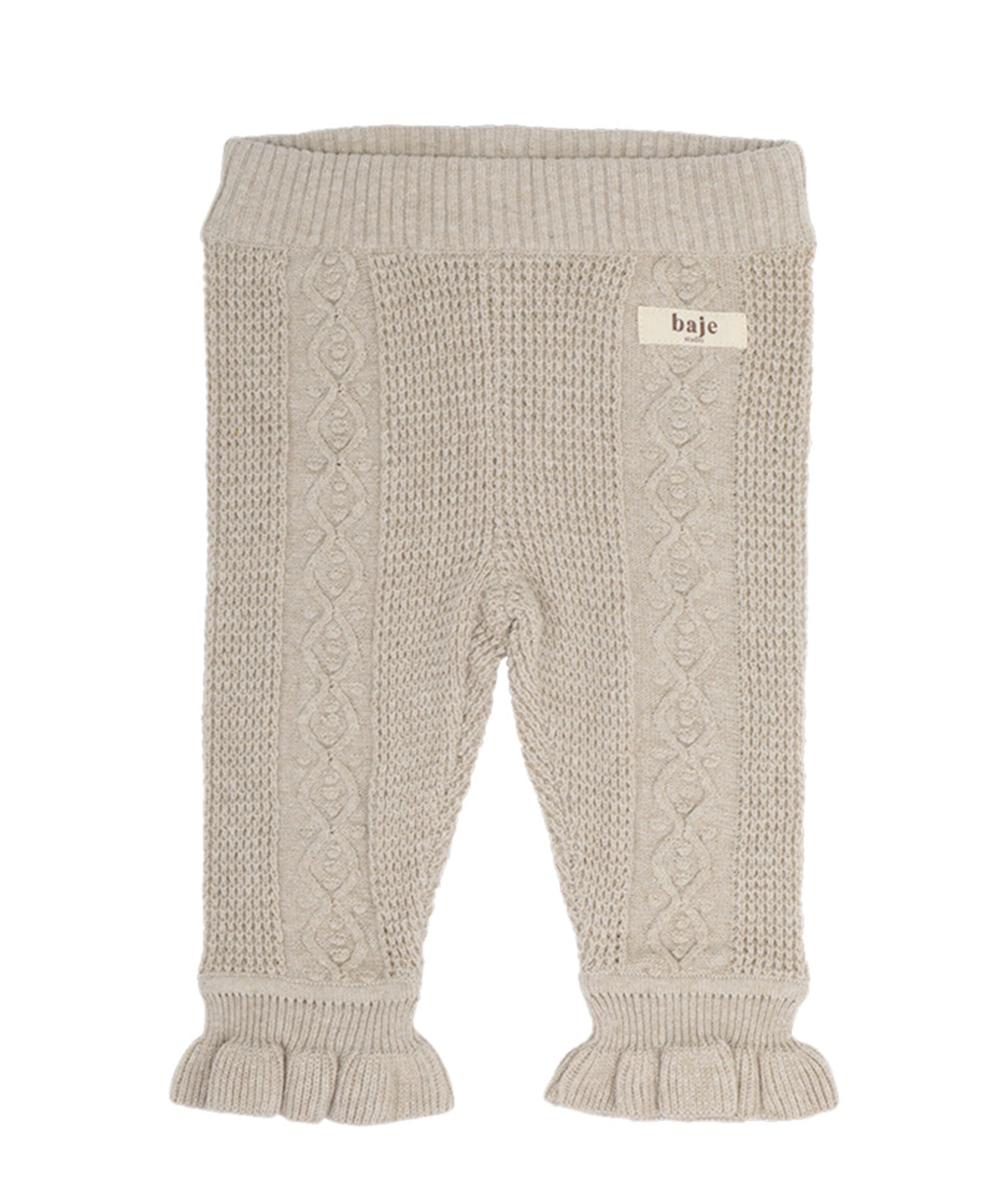 meisjes broek beige
