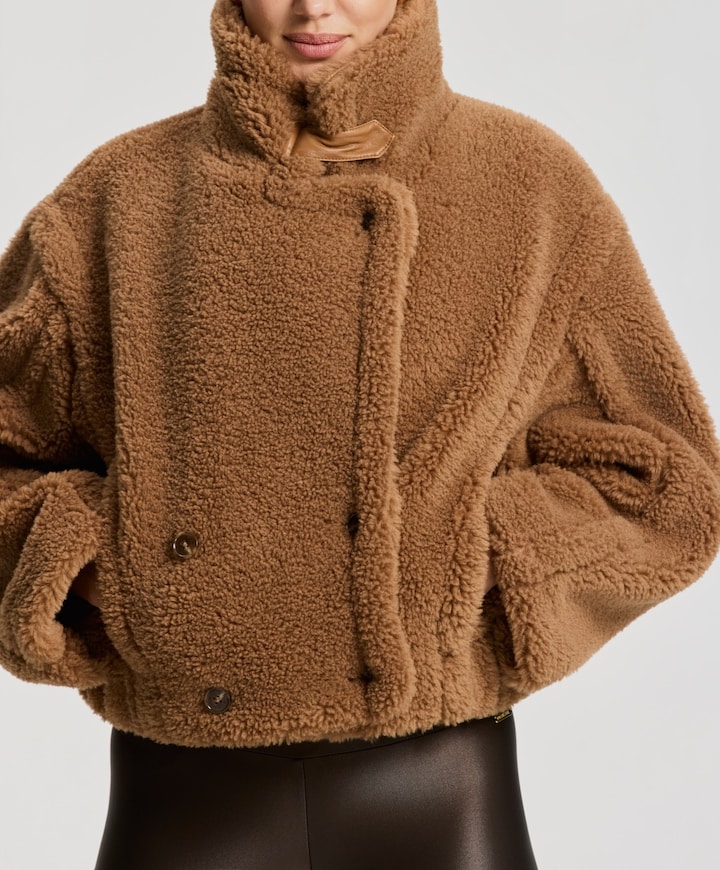 Dames jas beige