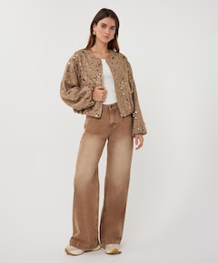 Dames jas beige