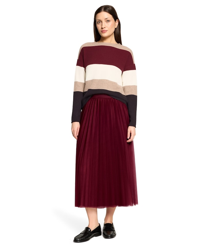 Dames rok bordeaux