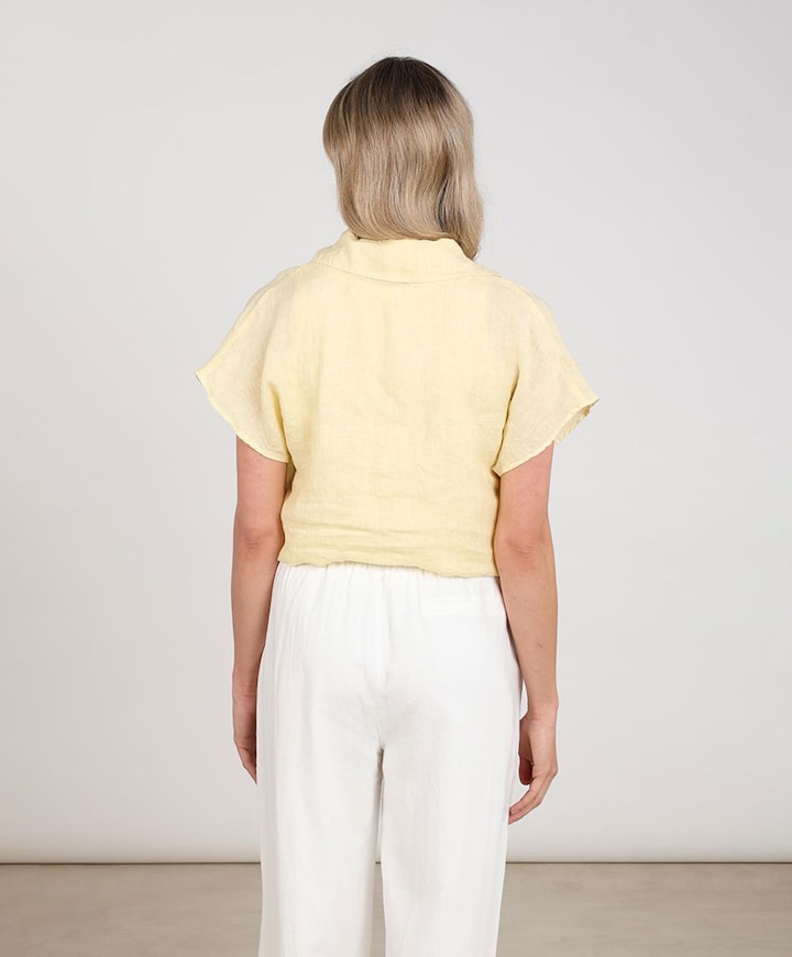 Dames blouse geel